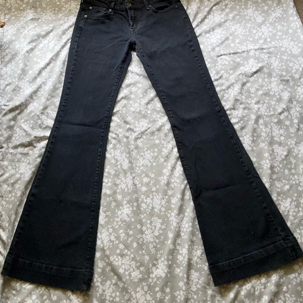 Lucky Brand Black Flare Jeans